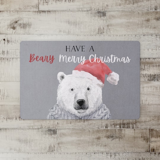 Have a Beary Merry Christmas Floor Mat